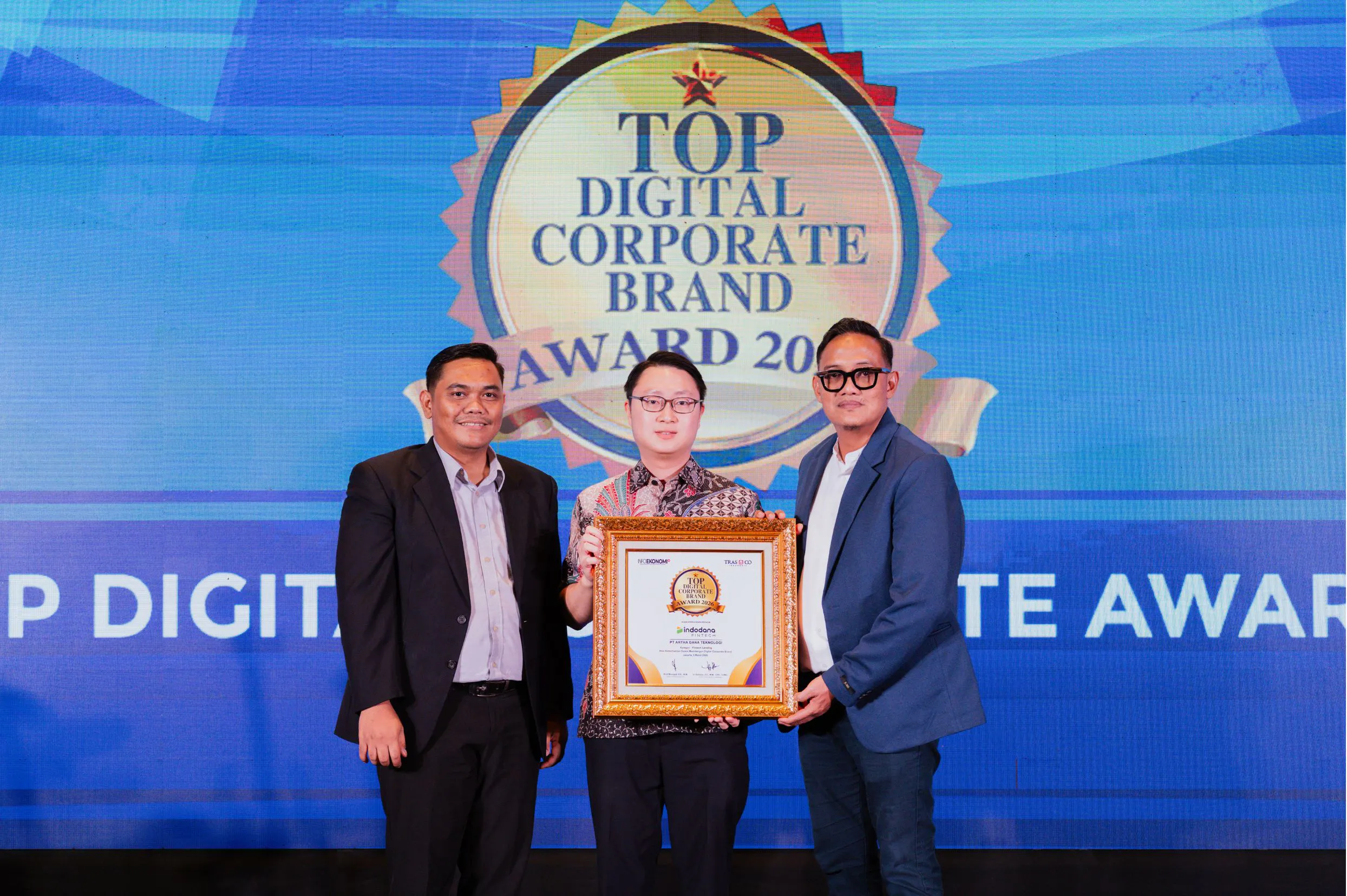 Indodana Fintech Raih Penghargaan Top Digital Corporate Brand 2026 pada Kategori Fintech Lending dari Media Infoekonomi 