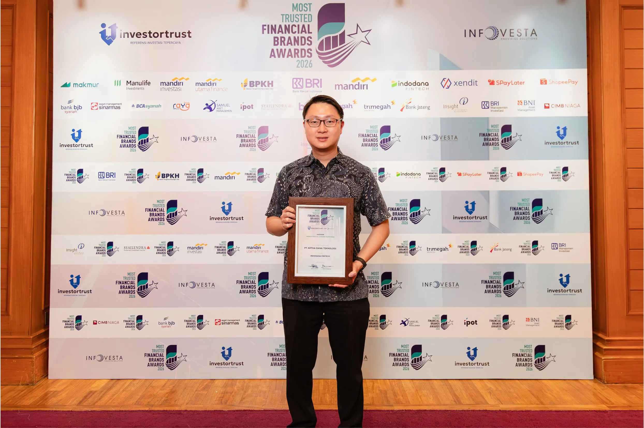 Indodana Fintech Raih Most Trusted Financial Brands Awards 2026 dari Investortrust.id dan Infovesta Utama