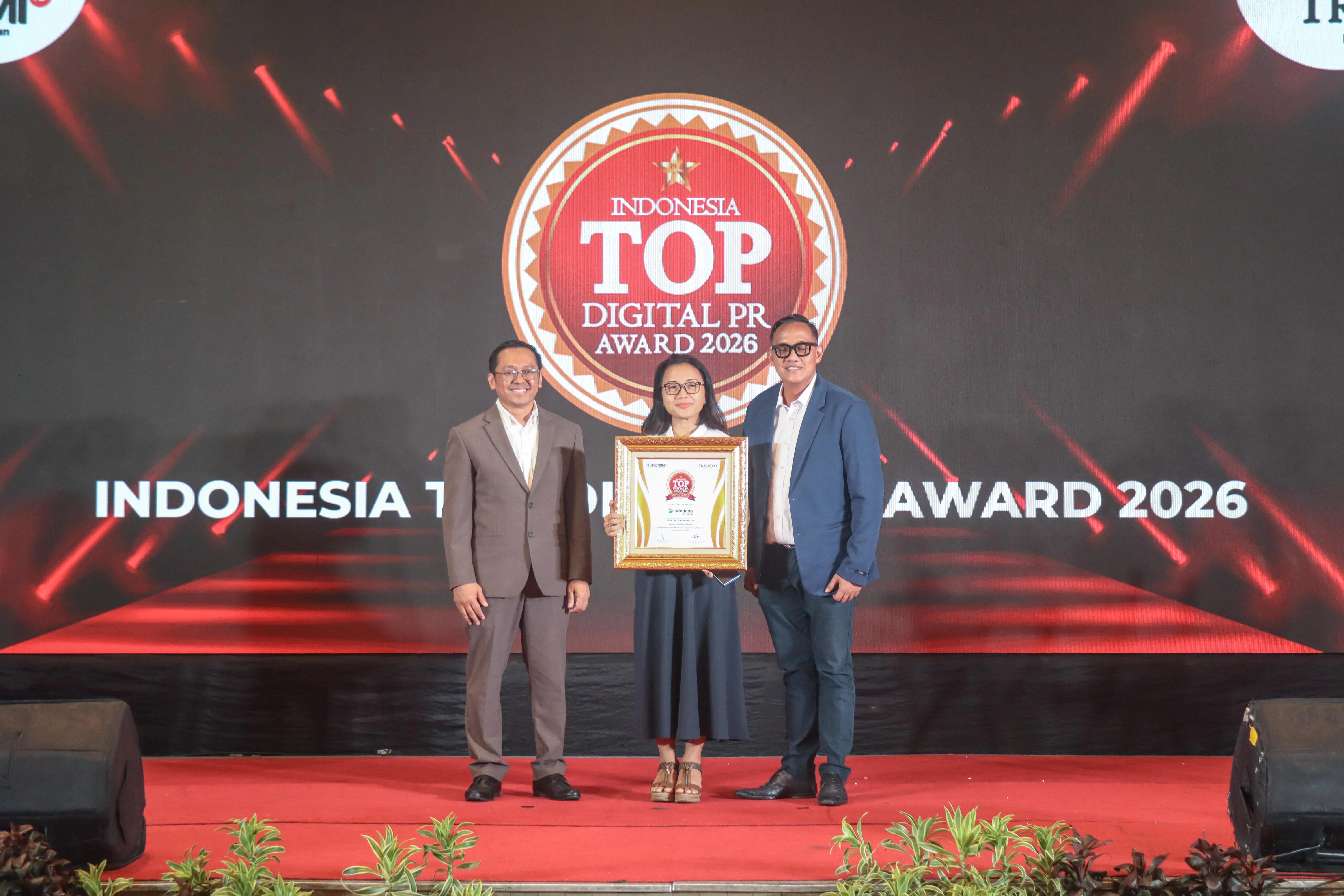 Indodana Fintech menerima apresiasi Top Digital Public Relations Award 2026