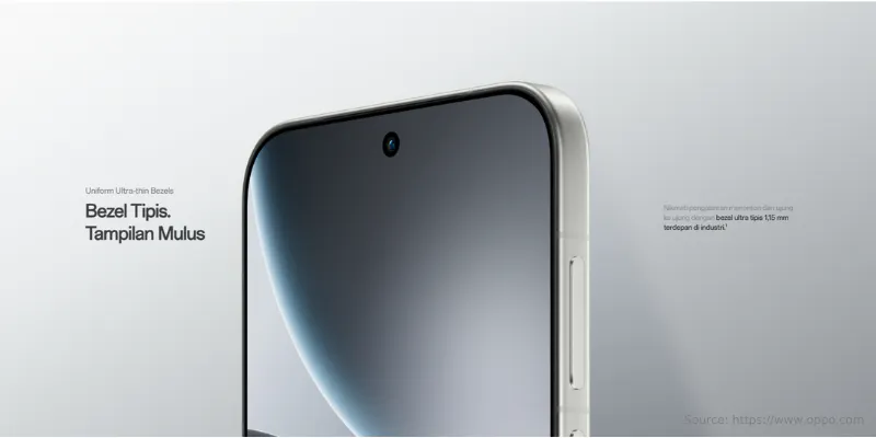 Desain Oppo Find X9 Pro