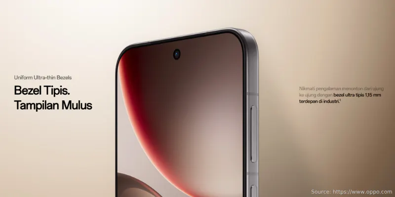 Desain Oppo Find X9