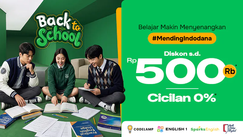 Diskon Les Bahasa Inggris Indodana PayLater