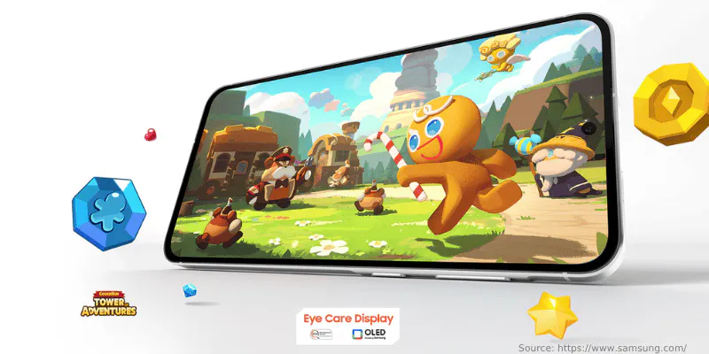 Layar Samsung A56