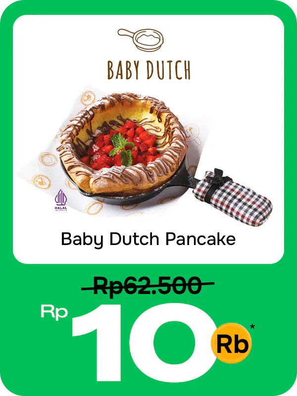 Promo Baby Dutch Pancake 10 Ribu 17 Agustus
