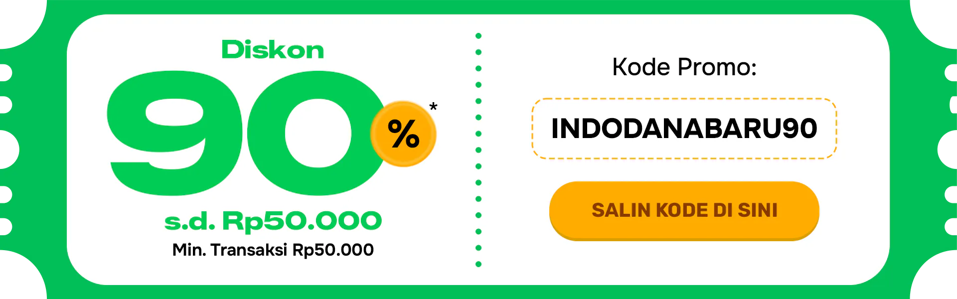Promo Diskon 90% Indodana PayLater
