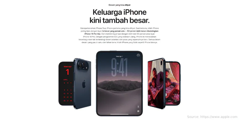 Desain iPhone Duo