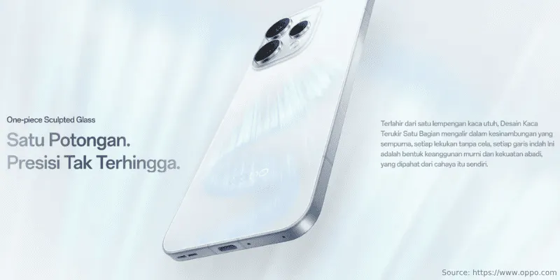 Desain OPPO Reno15 5G