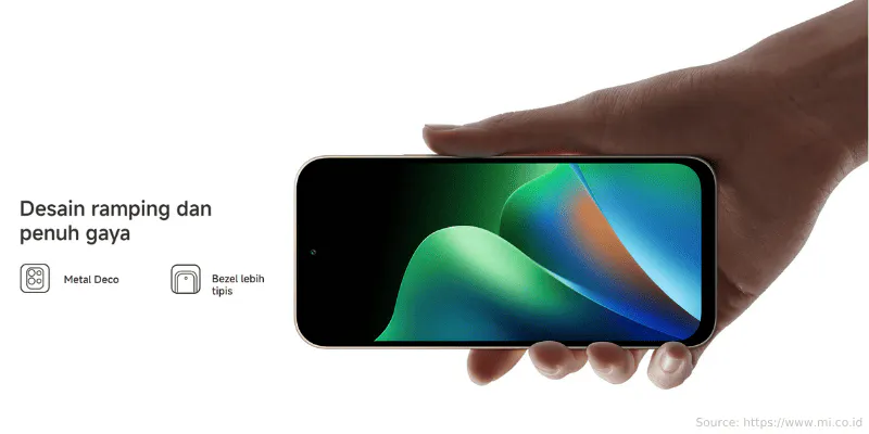Desain Redmi 17