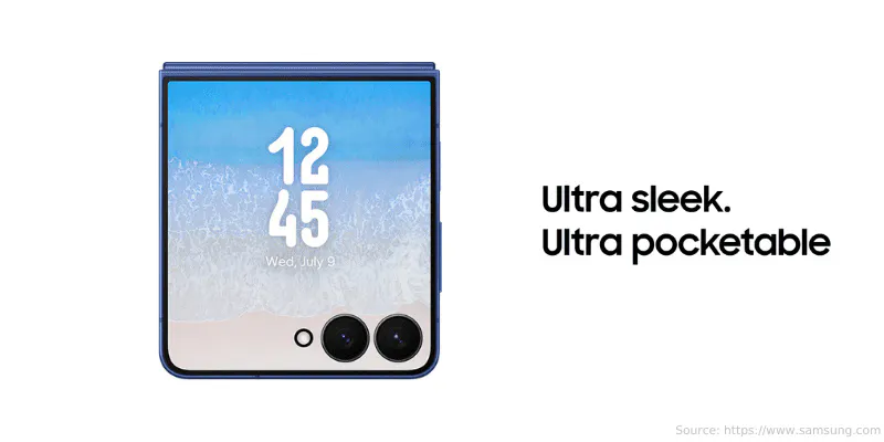 Desain Samsung Galaxy Z Flip7