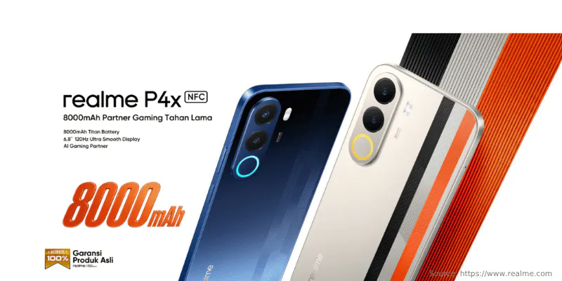 Header Realme P4x