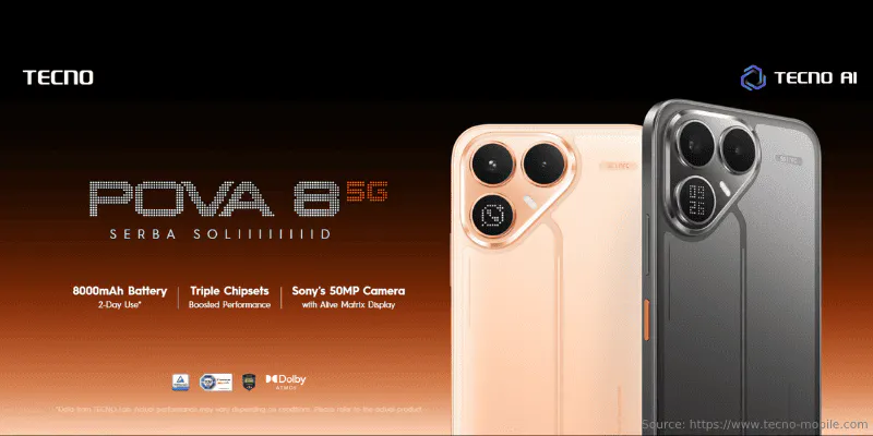 Header Tecno Pova 8 5G