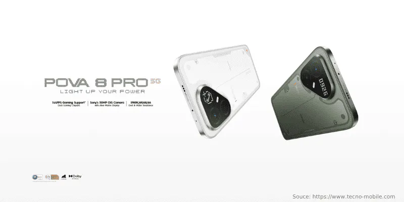 Header TECNO POVA 8 Pro 5G