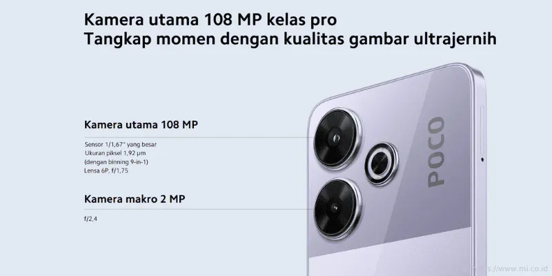 Kamera Poco M6