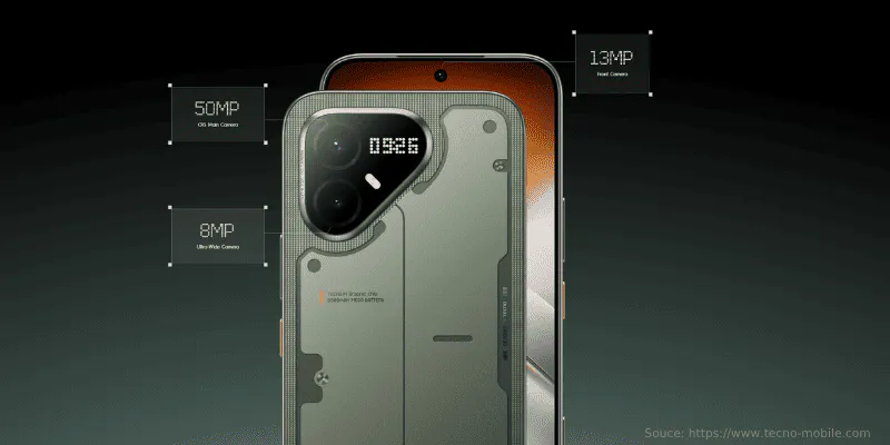 Kamera TECNO POVA 8 Pro 5G