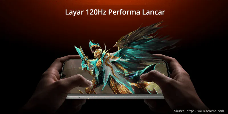 Layar Realme P4x