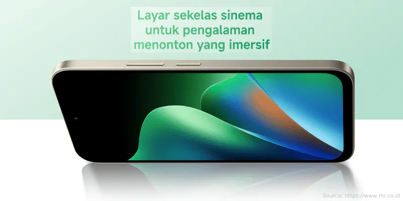 Layar Redmi 17