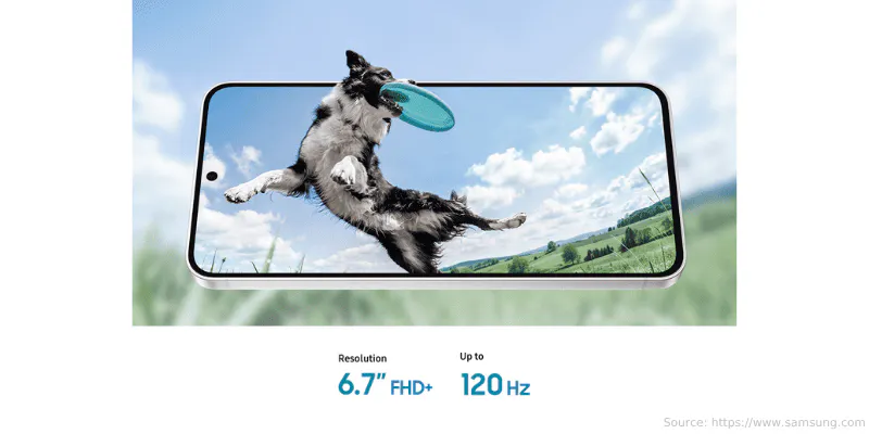 Layar Samsung S26 FE