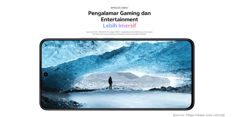 Layar Vivo T5 Pro 5G