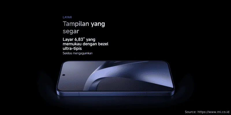 Layar Xiaomi 17t Pro