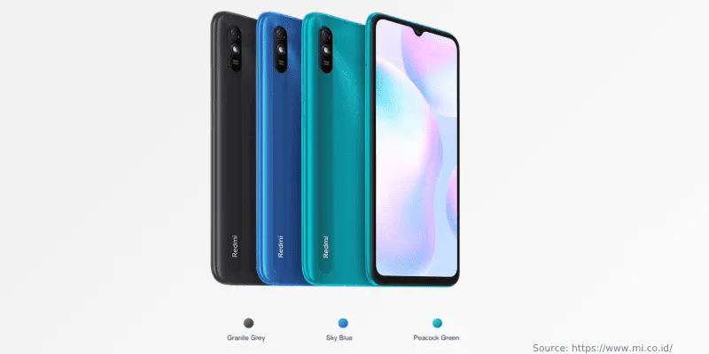Warna Redmi 9a