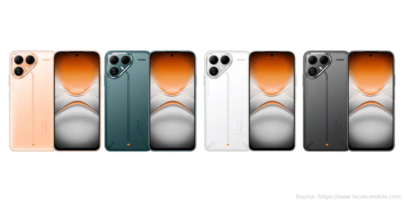 Warna Tecno Pova 8 5G