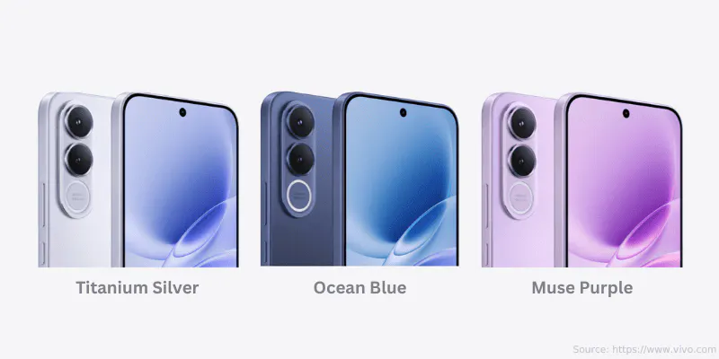 Warna Vivo V70 Fe
